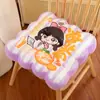 Nuevos Cojines de Asiento de Felpa con Estampado de Dibujos Animados para Otoño e Invierno, Cojines de Silla Espesos, Suaves, Cómodos y Elásticos, Cojines para Sofá, Venta al por Mayor de Fábrica