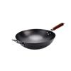 Venta al por mayor de fábrica Zhangqiu mismo wok de hierro grande antiguo wok de fondo redondo para el hogar wok de gas antiadherente sin revestimiento
