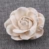 Roupas Feitas à Mão Suéter Vintage Estilo Étnico Longo Roxo Simples Moda Corsage Flor de Tecido Acessórios