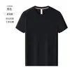 Camiseta Base Nueva de Verano Lujo Ligero, Blanca para Exteriores Sensación de Hielo Camiseta de Viscosa de Comercio Exterior, Camiseta Deportiva de Manga Corta para Hombre Personalización