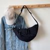 Bolsa Casual de Personalidad Estilo Nuevo 2026 Transfronteriza para Estudiantes para Mujer, Bolso Tipo Dumpling Tendencia Estilo Coreano, Bolso Cruzado de Gran Capacidad