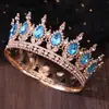 Corona de Princesa Novia Europea y Americana Transfronteriza Corona de Cumpleaños Corona de Diamante Accesorios para el Cabello de Fiesta Tocado Barroco