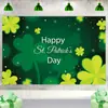 Calle Transfronteriza. Banner de Fondo del Día de San Patricio Personalizado Tema de Fiesta Irlandesa Atmósfera Escena Diseño