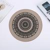 Jogos Americanos Transfronteiriços 38cm Redondo Borracha Mesa de Jantar Utensílios de Mesa com Acabamento Fabricante Atacado Antiderrapante Resistente ao Calor Jogos Americanos para Uso Doméstico