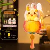 Linternas Luminosas de Dibujos Animados Seleccionadas Cuidadosamente para el Festival de Mediados de Otoño Linternas de Conejito Lindas Kits de Materiales para Manualidades DIY Infantiles para Productos de Puesto