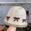 Chapéu Estilo Coreano Infantil Outono e Inverno Chapéu de Pescador Moderno para Meninos e Meninas Versátil Casual Chapéu Balde de Coelho para Bebê Tendência de Inverno