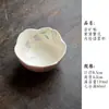 Taza Maestra de Cerámica Pintada Bajo Esmalte con Diseño Floral, Taza de Té Especial para Mujeres, Taza Individual para Juego de Té Kung Fu Casero