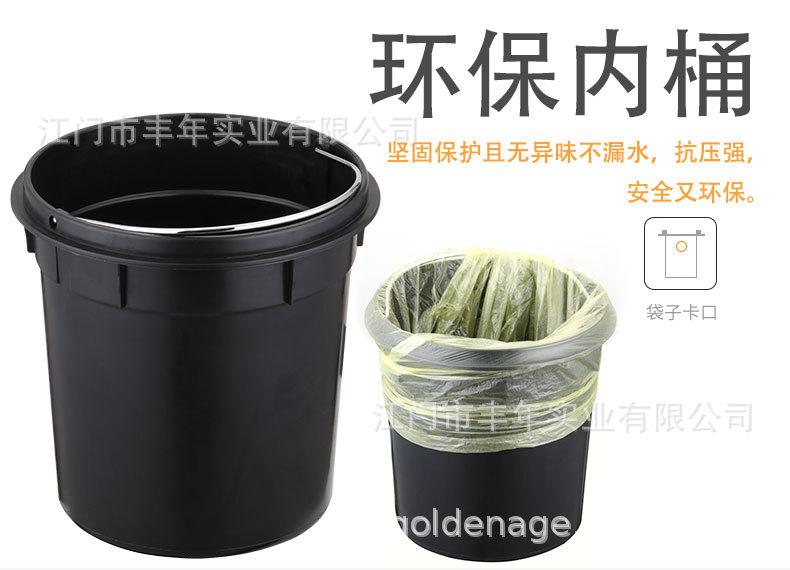 不锈钢垃圾桶厂家圆形家用厨房酒店卫生间创意现代脚踏