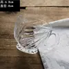 Copo de Água Embossado Estilo Francês Retro Leve, Chá Preto, Cor Dourada, Luxo Leve, Vidro Transparente Criativo para Exportação, Copo Pequeno de Café