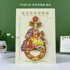 [Serie Hangzhou] Creativos Pegatinas Magnéticas Estereoscópicas de Madera para Refrigerador Ciudades Atracciones Turísticas Populares Souvenirs Culturales y Creativos