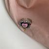 Anel Aberto de Liga de Zinco com Gotejamento de Óleo Estilo Doce e Cool Anel Personalizado para Dedo Indicador Dopamina Feminino Influenciador de Rede Anel Aberto