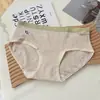 8044 # Nuevo Estilo Ropa Interior de Algodón Puro para Mujer, Antibacteriana, Refuerzo 100% Algodón, Sin Costuras, Tiro Medio, Tallas Grandes para Chicas de Tallas Grandes