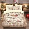 Conjunto de Roupa de Cama Três Peças para Comércio Exterior Capa de Edredom de Natal Fronha de Flanela Escovada Conjunto de Impressão Digital Transfronteiriça Dropshipping