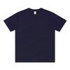 Camiseta de Algodón Puro Pesado Cuello Redondo Manga Corta 250g Verano Color Sólido Nicho Trbottomy Estilo Ins Holgada Estilo Japonés Camiseta Base