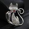 Broche de alta qualidade, nicho, luxo leve, laço para terno, corsage de strass, liga de alta qualidade, acessórios criativos para vestuário, atacado
