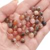 6/8/10 piedra blanca natural con superficie cortada a color cuentas redondas hechas a mano diy accesorios semiacabados para pulsera de mano accesorios caseros