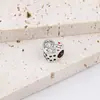 2025 Nuevo Aleación Goteo de Aceite Transfronterizo Venta Caliente Calado Forma de Corazón Pulsera de Diamantes Accesorios de Joyería DIY con Cuentas