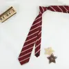 Estilo Japonés Estilo Universitario Corbata JK Flor de Cuello Cuadros Uniforme Uniforme Escolar Lazo Camisa de Chica Corbata Pequeña Ropa Académica