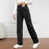 AliExpress 2026 Pantalones Vaqueros de Moda para Mujer de Verano Más Vendidos Versátiles de Color Sólido Largos En Stock