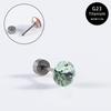 Brincos de Liga de Titânio G23 Brinco de Haste Fina com Rosca F136 Disco de Titânio DIY produtos genuínos Cartilagem da Orelha Piercing