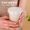Tapa de plástico desechable para vaso de té de leche, tapa para vaso de papel de calibre 90/98, vaso de café, anti-quemaduras, antideslizante, tapa de vaso transparente especial