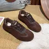 Zapatos de Entrenamiento Alemanes Estilo Retro Piel Genuina Zapatos de Mujer 2026 Otoño Invierno Nuevos Versátiles Ligeros Cómodos Deportivos Casuales Zapatos Forrest Gump