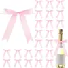 Lazo de Cinta Empaque Botella de Champaña Pastel Bolsa de Regalo Corona Boda Cumpleaños Navidad Decoración Fiesta Navideña