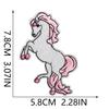Xiao Tian 20 Pegatinas de Tela Bordadas de Unicornio Parche Decorativo para Ropa de Dibujos Animados de Pony Capítulo Bordado para Computadora Arcoíris