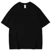 Camiseta de Verão Resistente 240g com Manga Caída para Crianças, Unissex, Manga 3/4, Casual Versátil, Caimento Solto, Top com Manga Caída