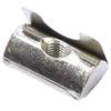 Tuercas de Clip de Resorte Niqueladas, Estándar Europeo y Nacional, Accesorios para Perfil de Aluminio Industrial, Serie Universal Tuercas de Clip Elásticas en Forma de Tira