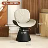 Taburete de tocador simple de madera maciza con un toque de lujo ligero y alta gama, Silla de comedor, Silla de manicura, Silla con respaldo, Silla de tocador para dormitorio