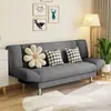 Sofá modelo nuevo 2026 para dormitorio, sala de estar de apartamento pequeño, sofá pequeño de tela para dos o tres personas, sofá perezoso para casa de alquiler