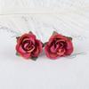 Artificial vintage rosa flor de casamento flor de casamento caixa de doces diy guirlanda cocar caixa de presente acessórios de material decorativo