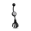Europeo y Americano Transfronterizo Nuevo Acero Inoxidable Murciélago Piercing Joyería Zirconia Anillo para el Ombligo Invertido Botón para el Ombligo Amazon