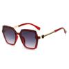 2024 Nueva Tableta Gafas de Sol Retro Transparentes para Mujer Gafas Europeas y Americanas de Moda Anti-UV