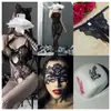 Lencería Sexy, Ropa Sexy de Malla, Bata de Pareja Estilo Uniforme, Medias Negras para Mujer con Abertura en la Entrepierna, Atrevido Conjunto de Una Pieza de Malla