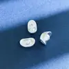 Pequeño lingote accesorios de plata de ley plata de ley 999 versátil cuenta horizontal transmisión en vivo pulsera hecha a mano cuerda trenzada fortuna pequeño lingote