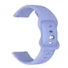 Adecuado para Samsung/Huawei/Garmin Hebilla de Ocho Caracteres de Color Sólido Hebilla de Mariposa Correa de Silicona para Reloj Deportivo 20/22 mm Universal