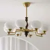 Luz principal de salón vintage estilo francés, lámpara colgante persimmon retro Bauhaus americana, lámpara de madera maciza para protección ocular para estudio, dormitorio y comedor