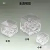 Novo Suporte de Exibição Mineral para Gatos em Acrílico Caixa de Exibição Mineral de Cristal Caixa de Armazenamento Vazia Colorida de Pedras Preciosas