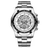 Binbond Binbang Cortado No Mecánico Impermeable Popular Extranjero Transfronterizo Azul Reloj de Hombre Reloj de Metal Negro