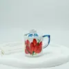 Adesivos de Cerâmica Pura Feitos à Mão para Geladeira e Modelos de Vasos de Jingdezhen, Joias Magnéticas Especiais da Moda, Atacado da Origem