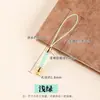 Acessórios de chaveiro requintados de floresta, cordão trançado de espiga de milho, cordão de telefone, peça de alça com fivela de pagoda, corda pingente, cordão de corda