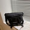 Bolsa Cruzada de Pecho Retro Casual para Skateboard Ropa de Trabajo para Mujer Harajuku Japonés Ins Nicho Moderna Deportiva Versátil Bolsa de Cintura para Hombre