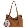 Cross2026 Otoño Invierno Nueva Moda Tendencia Bolso Versátil Coreano Bolso Tote Gran Capacidad Bolso de Hombro Único Retro para Mujer