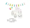 Juego de vajilla desechable de Pascua, plato de papel, vaso de papel, toalla de papel, cuerda, bandera, fiesta de cumpleaños infantil
