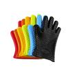 Venta Caliente de Amazon 130g Guantes de Silicona Engrosados Antideslizantes Guantes para Microondas Aislantes del Calor Herramientas de Horneado de Cinco Dedos