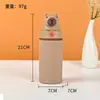 Estojo de lápis expansível de silicone, design fofo de desenho animado, bolsa para material escolar, porta-lápis de grande capacidade para estudantes, estojo estiloso e alto