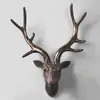 Lujo Ligero Ciervo Colgante de Pared Decoración Cabeza de Animal Creativo Sala de Estar Sofá Entrada Fondo de Pared para TV Colgante Metabo
