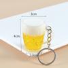 Simulação mini copo de cerveja chaveiro pingente de rascunho criativo copo de cerveja Qingdao copo de cerveja copo de champanhe brindes promocionais